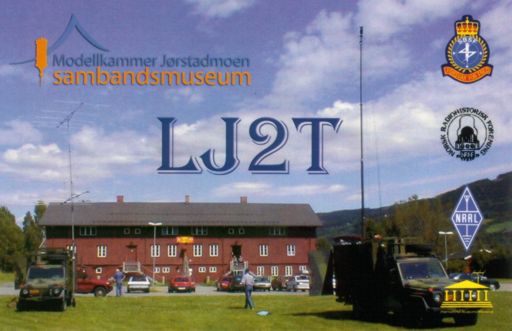 QSL-kortet til LJ2T - Foto: Tom V. Segalstad