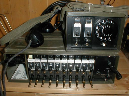 Telefon-veksler i MKJ's utstillinger - Foto: Tom V. Segalstad